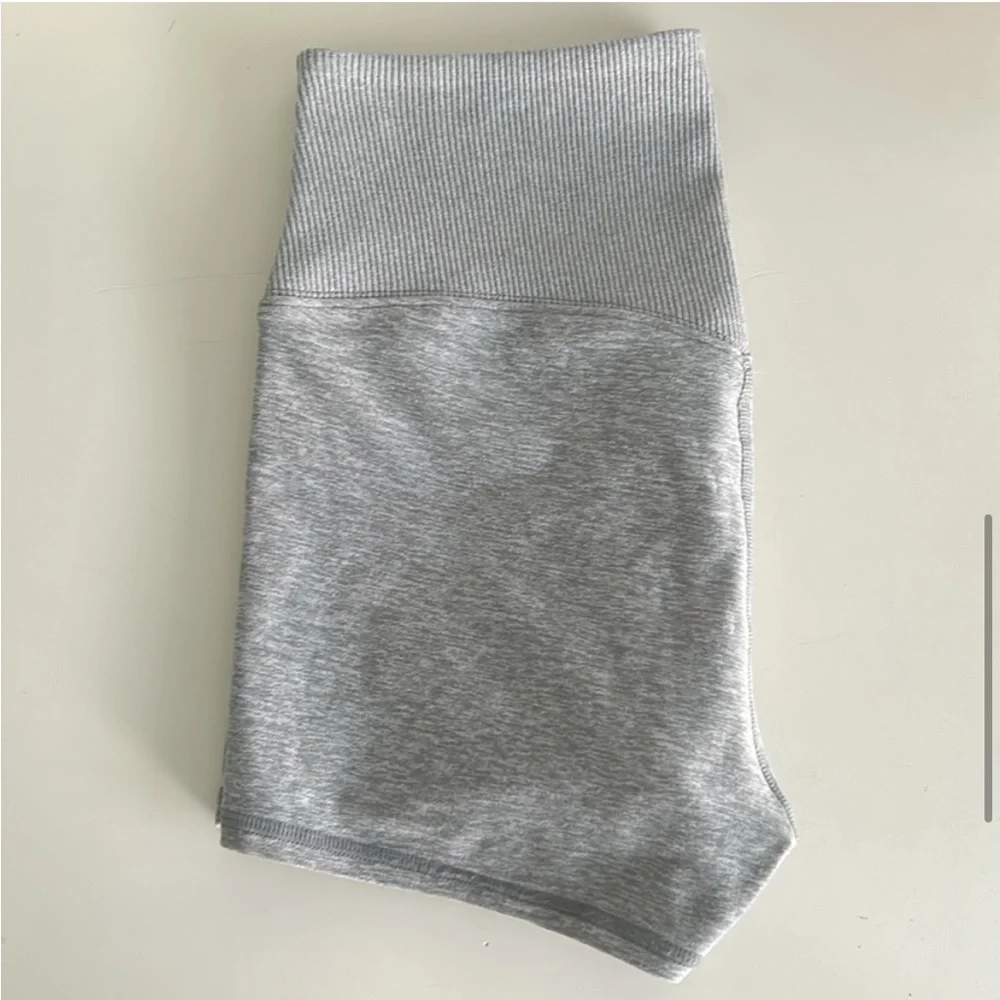 ALO Yoga Gray Athletic Shorts - Picture 4 of 7